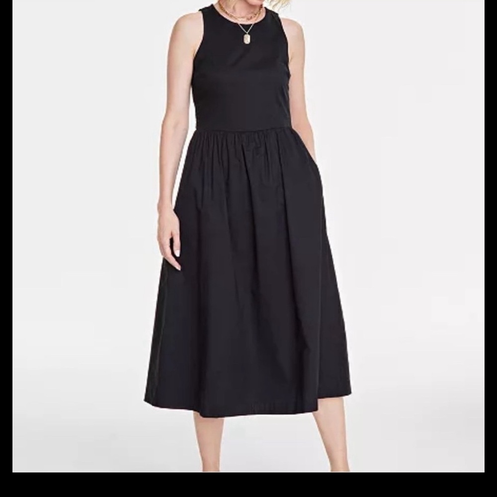ON.34th Black Sleeveless Dress
